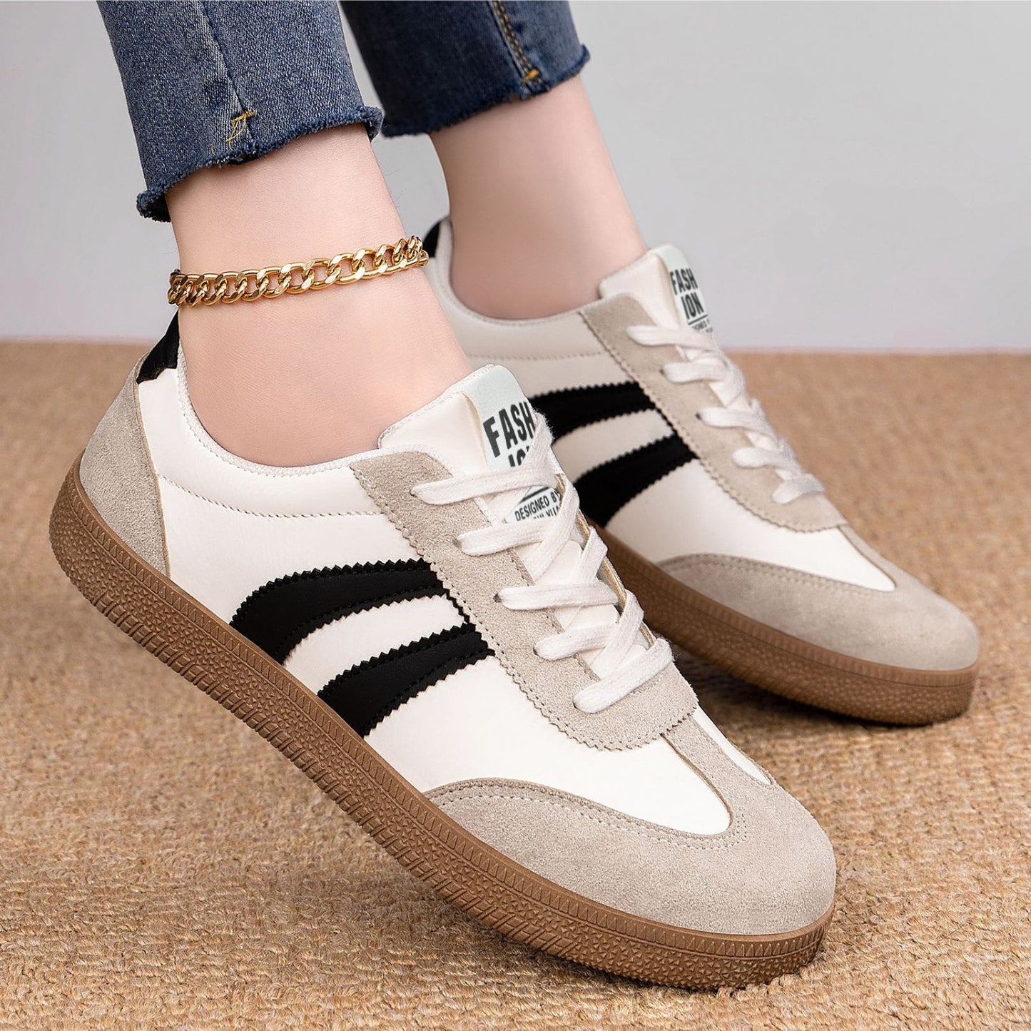Gerlak Sneakersy Retro Miękka Podeszwa