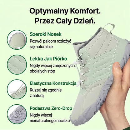 Gerlak Peak Zimowe Buty Barefoot – Ocieplane Buty Zero Drop do Codziennego Komfortu