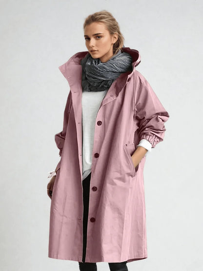 Axelle – Stylowy wodoodporny trencz na każdą porę roku