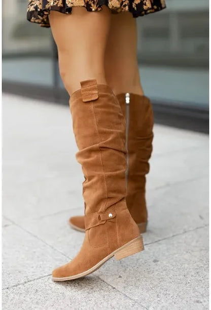 ANNE - DŁUGIE BUTY Z MIĘKKĄ WKŁADKĄ 