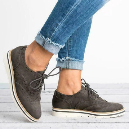 Plantaris Pauline – Sneakers Confort Femme à Lacets | Voûte Plantaire, Style Britannique