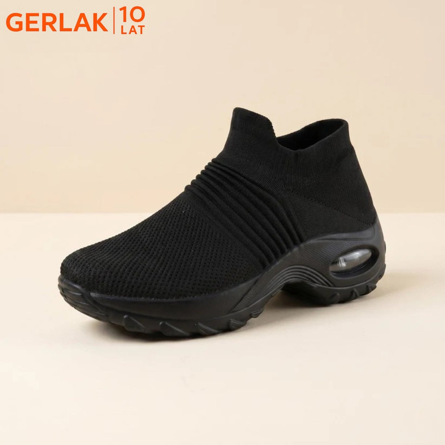 Buty ortopedyczne damskie z dzianiny – wrażliwe stopy | Miękkie, oddychające