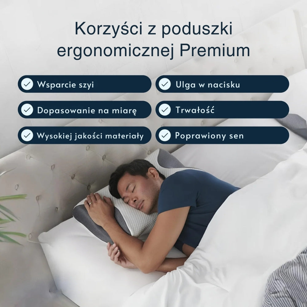 Premiumowa podkładka z pamięcią na szyję i przewód