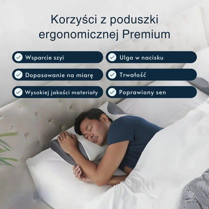 Premiumowa podkładka z pamięcią na szyję i przewód