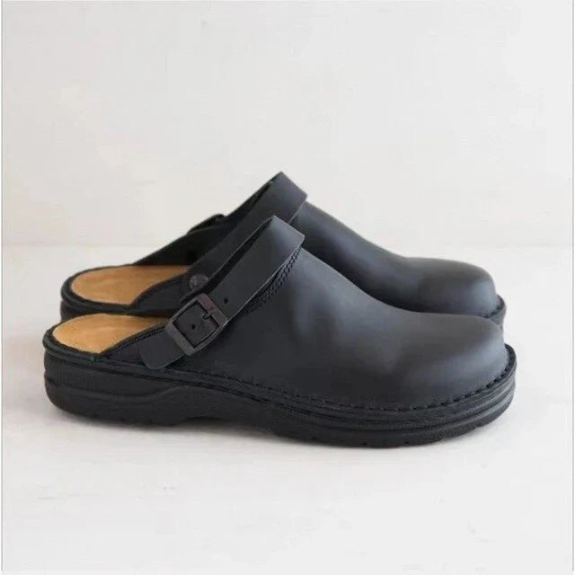 ABBE - SANDAŁY ORTOPEDYCZNE W STYLU CASUAL VINTAGE 