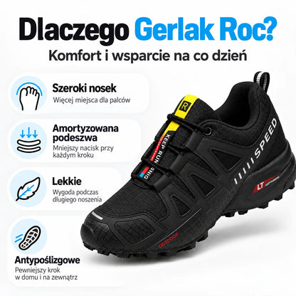 Gerlak Roc – buty ortopedyczne o szerokim kroju | ulga dla stóp przez cały dzień