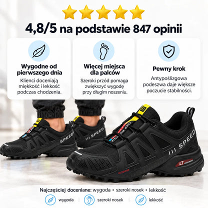 Gerlak Roc – buty ortopedyczne o szerokim kroju | ulga dla stóp przez cały dzień