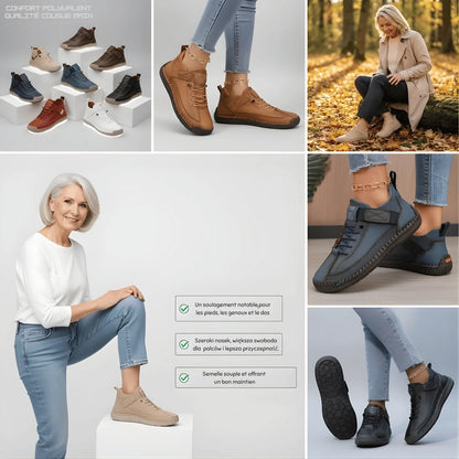 Mia™ – Sneakersy ortopedyczne damskie, szeroki nosek, wygodn