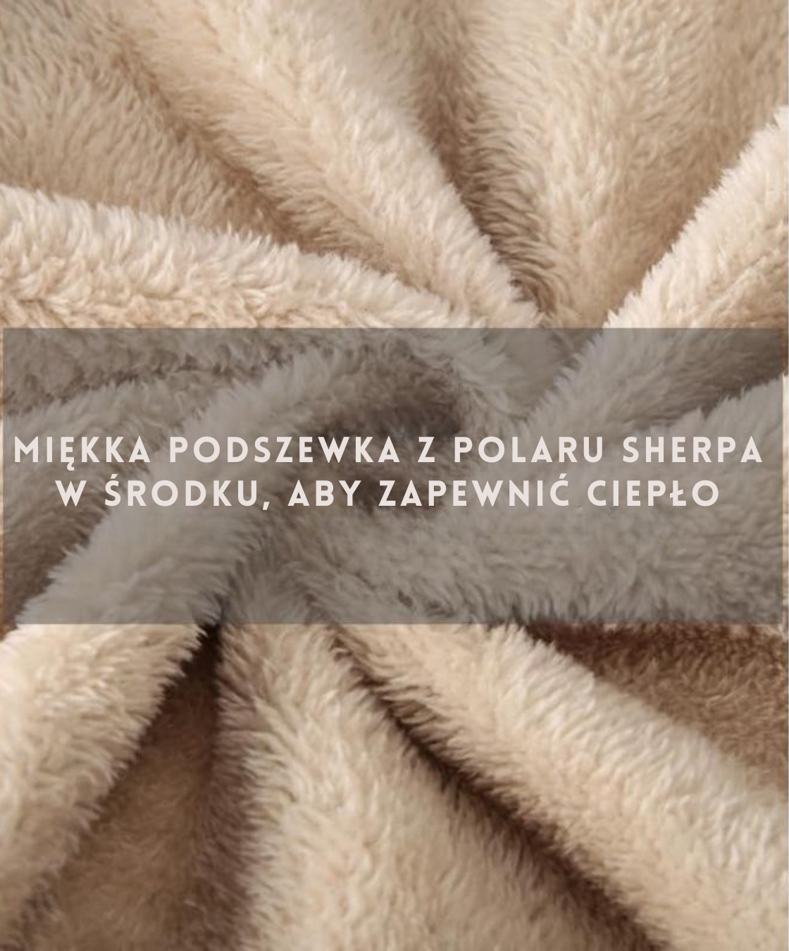 Męska kurtka z flaneli w kratę z podszewką z polaru Sherpa