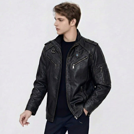 Engine Skórzana Kurtka