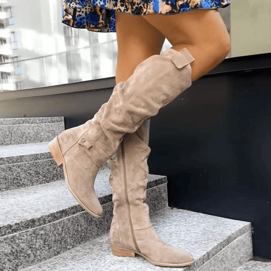 ANNE - DŁUGIE BUTY Z MIĘKKĄ WKŁADKĄ 