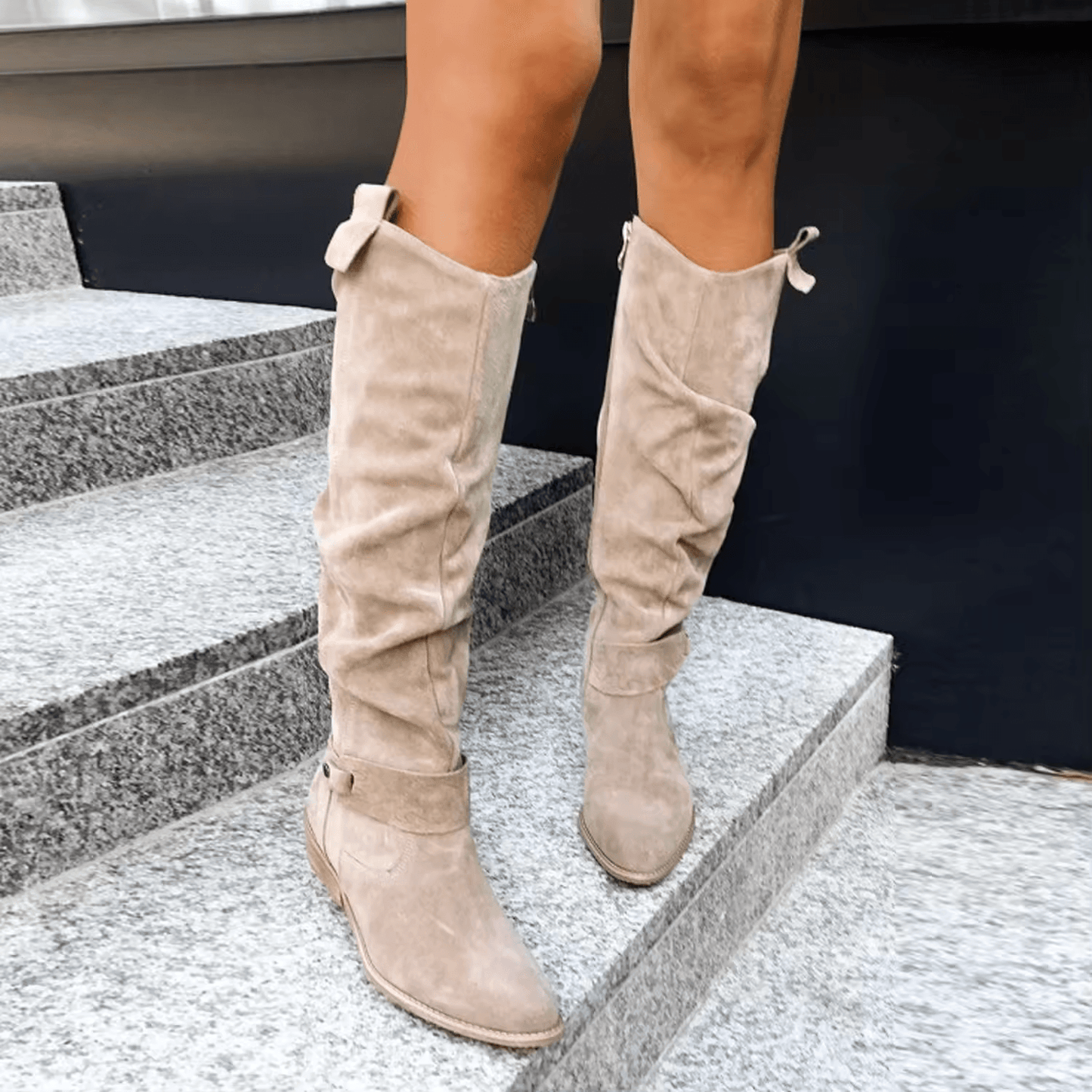 ANNE - DŁUGIE BUTY Z MIĘKKĄ WKŁADKĄ 