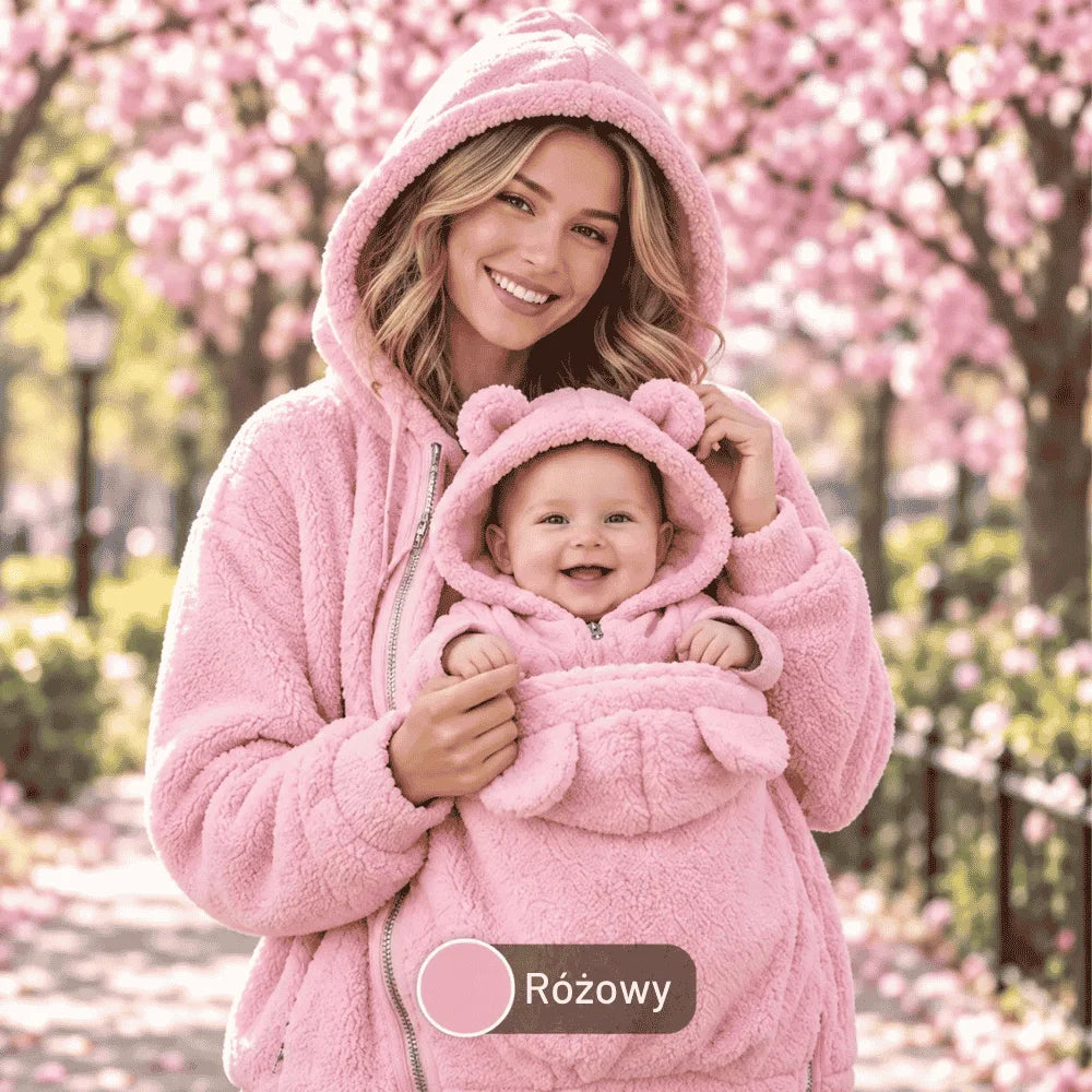 Bluza Teddy dla Mamy i Dziecka - Ciepła, Miękka i Przytulna