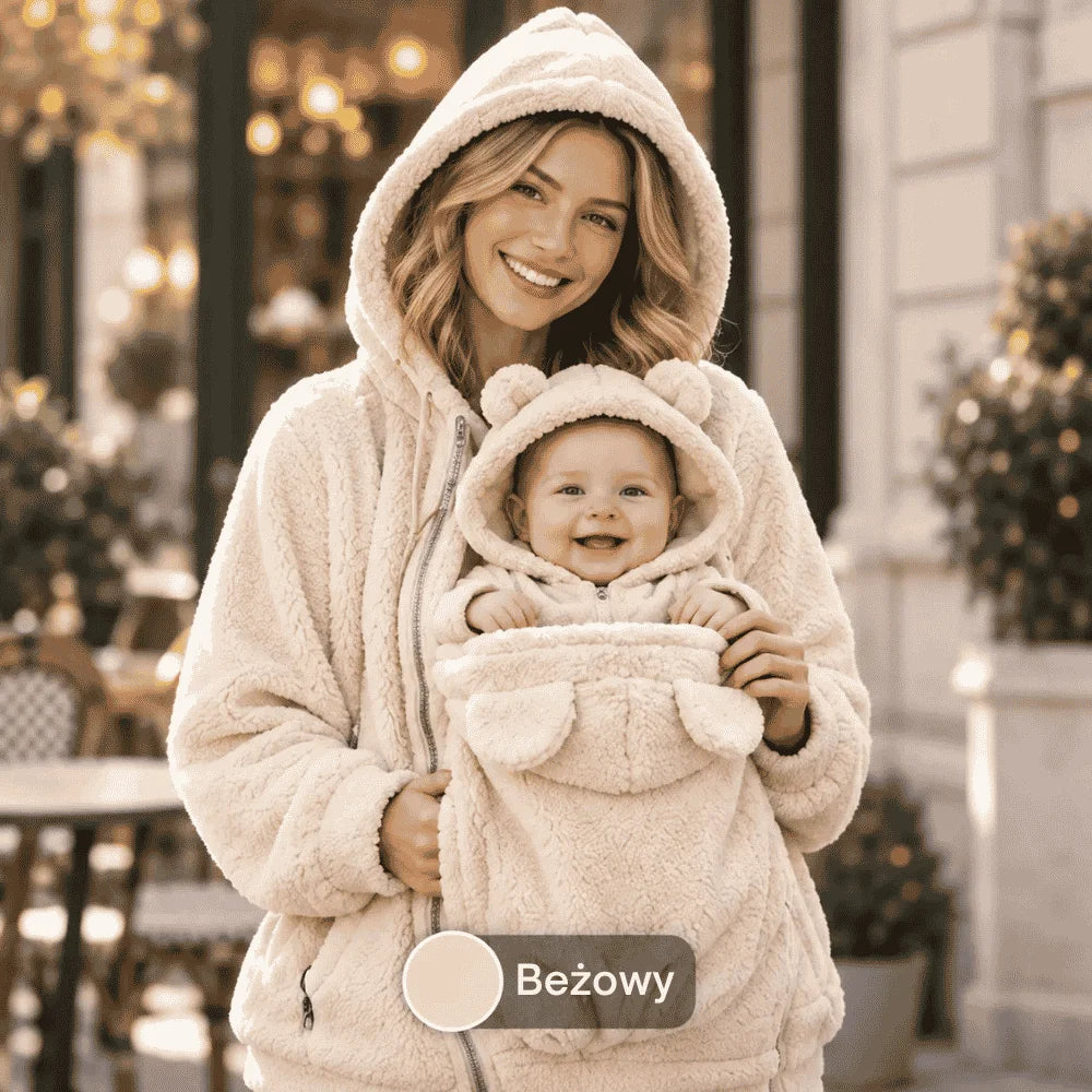 Bluza Teddy dla Mamy i Dziecka - Ciepła, Miękka i Przytulna