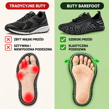 Liane – buty barefoot unisex z szerokim noskiem