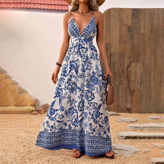 Riviera Muse - sukienka maxi w stylu boho