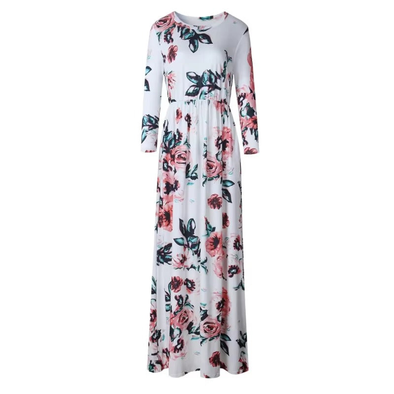 Jenna - Sukienka maxi w kwiaty