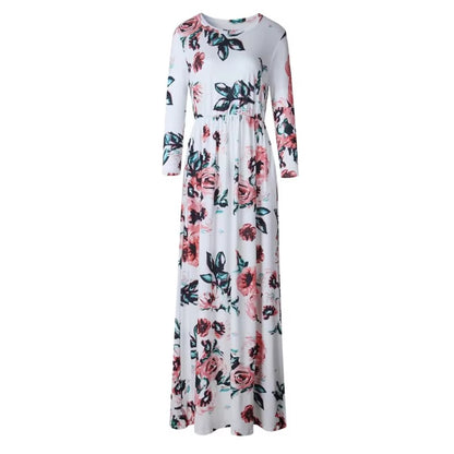 Jenna - Sukienka maxi w kwiaty