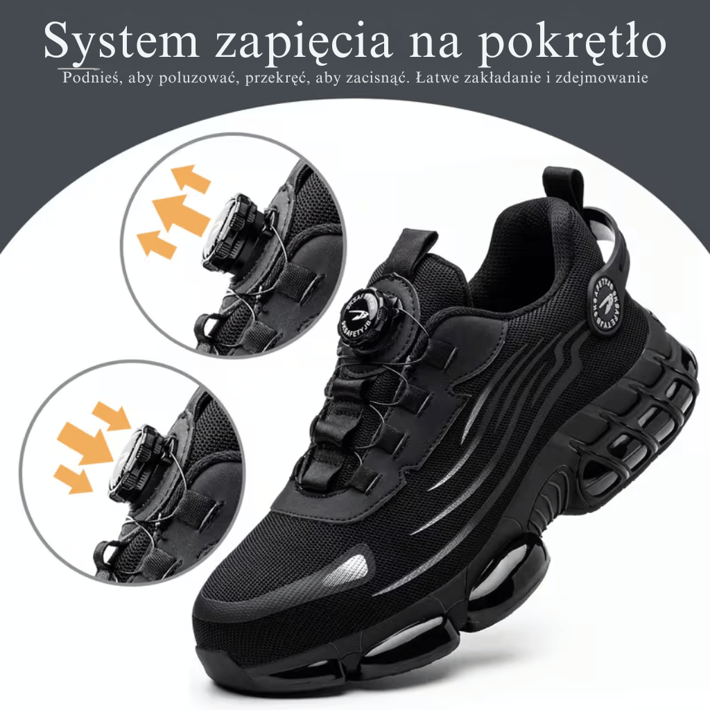 Niezniszczalne Buty Ochronne Gerlak™ – Antypoślizgowe, Oddychające i Lekkie