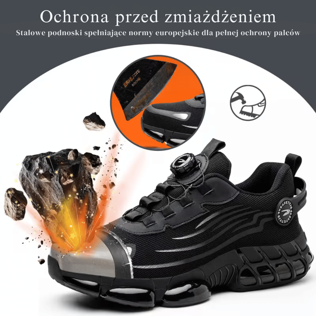 Niezniszczalne Buty Ochronne Gerlak™ – Antypoślizgowe, Oddychające i Lekkie