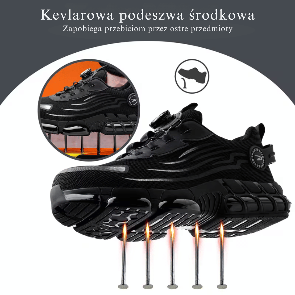 Niezniszczalne Buty Ochronne Gerlak™ – Antypoślizgowe, Oddychające i Lekkie
