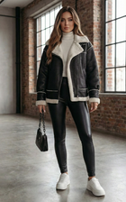 Runa - Kurtka motocyklowa ze sztucznej skóry