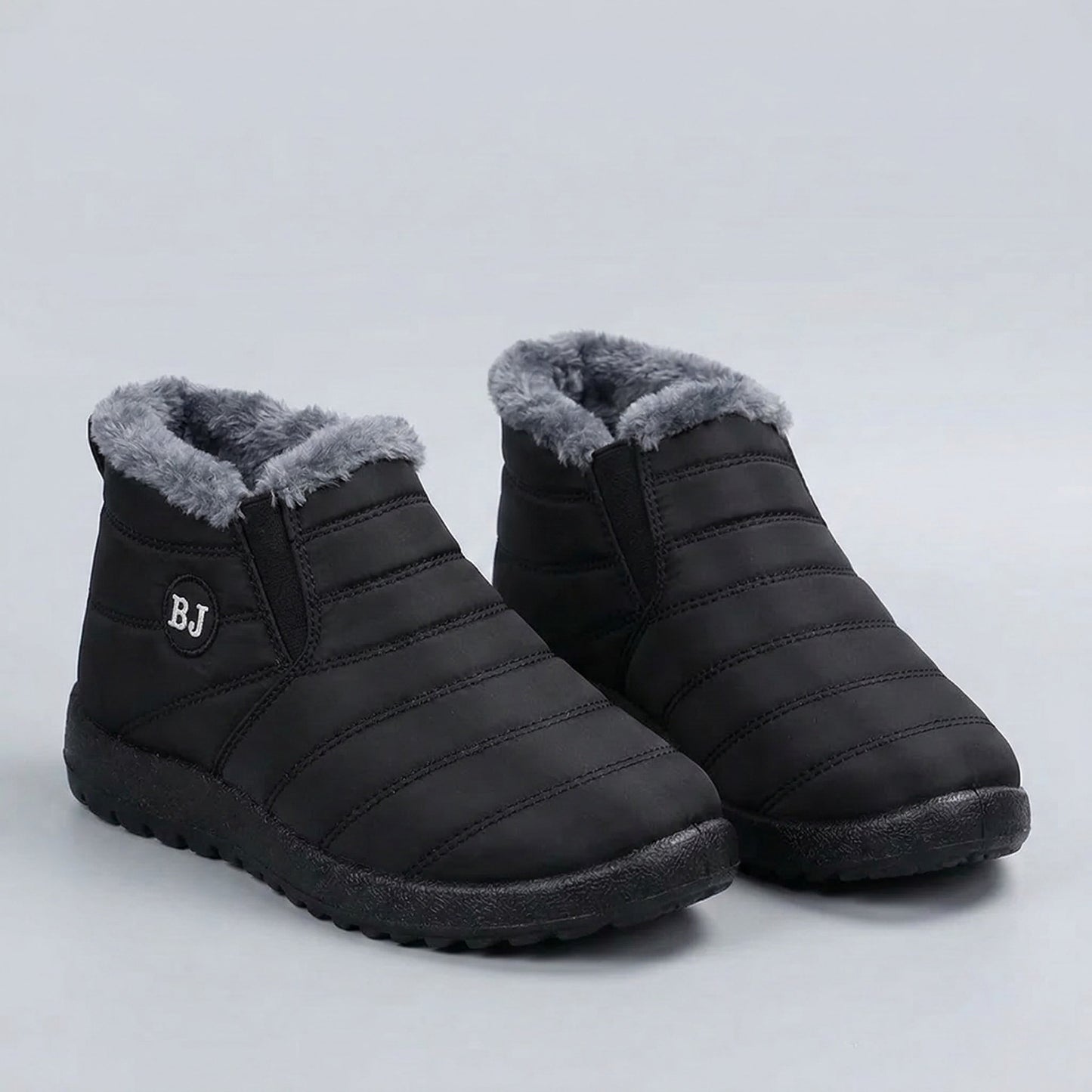 Zimowe skórzane buty damskie z podszewką z owczej skóry
