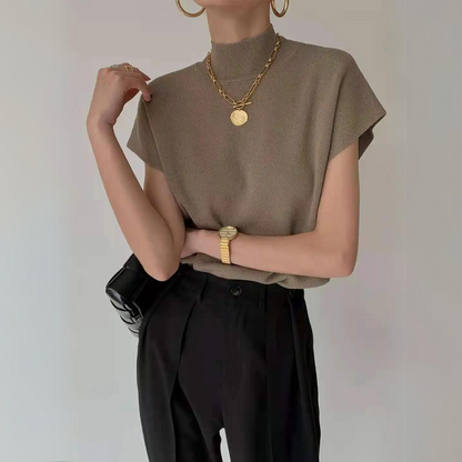 Nora – Stylowy sweter-kamizelka