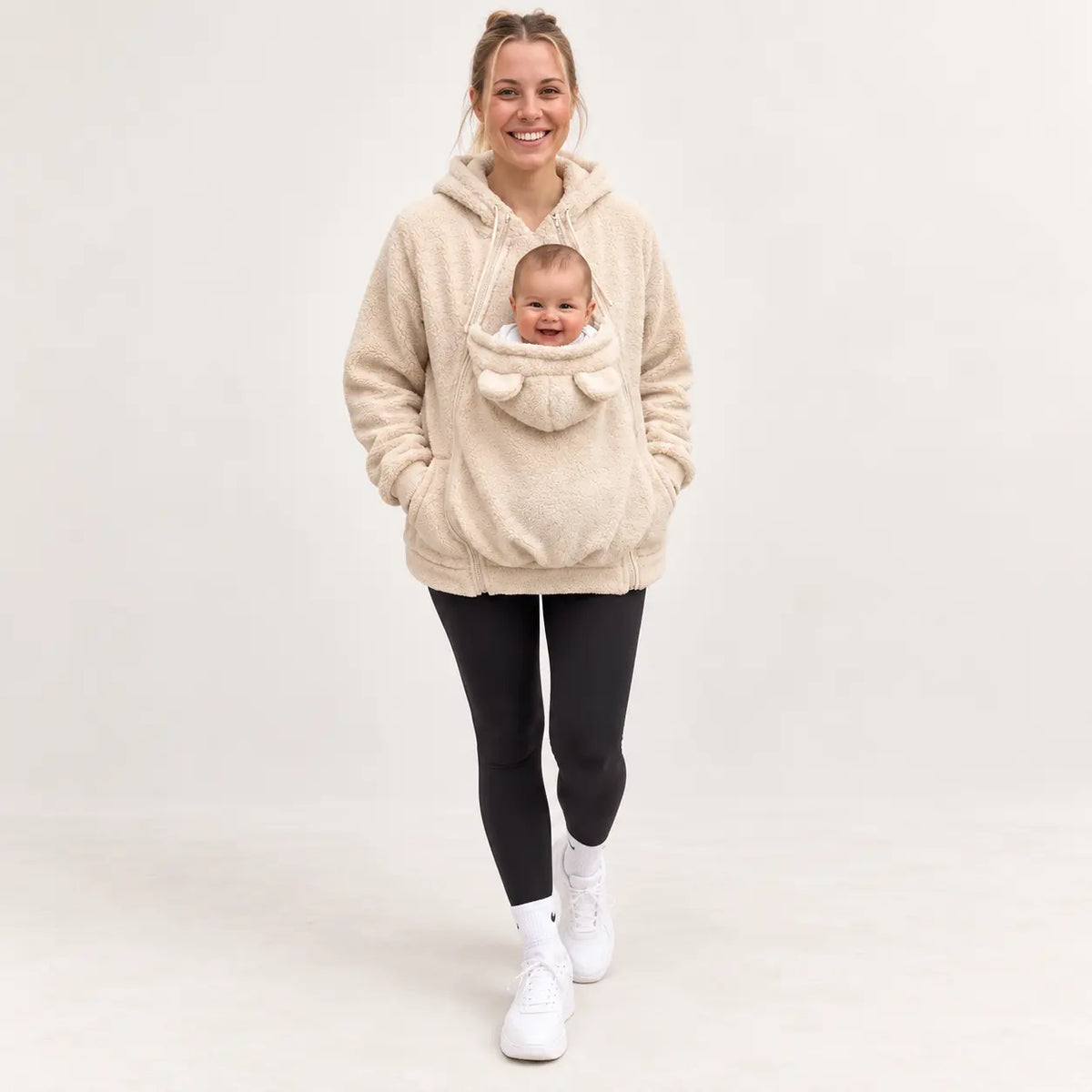 Bluza Teddy dla Mamy i Dziecka - Ciepła, Miękka i Przytulna