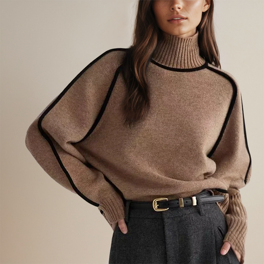Ragnhild – sweter z wełny kaszmirowej w stylu vintage