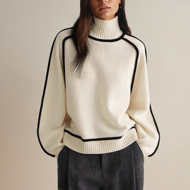 Ragnhild – sweter z wełny kaszmirowej w stylu vintage