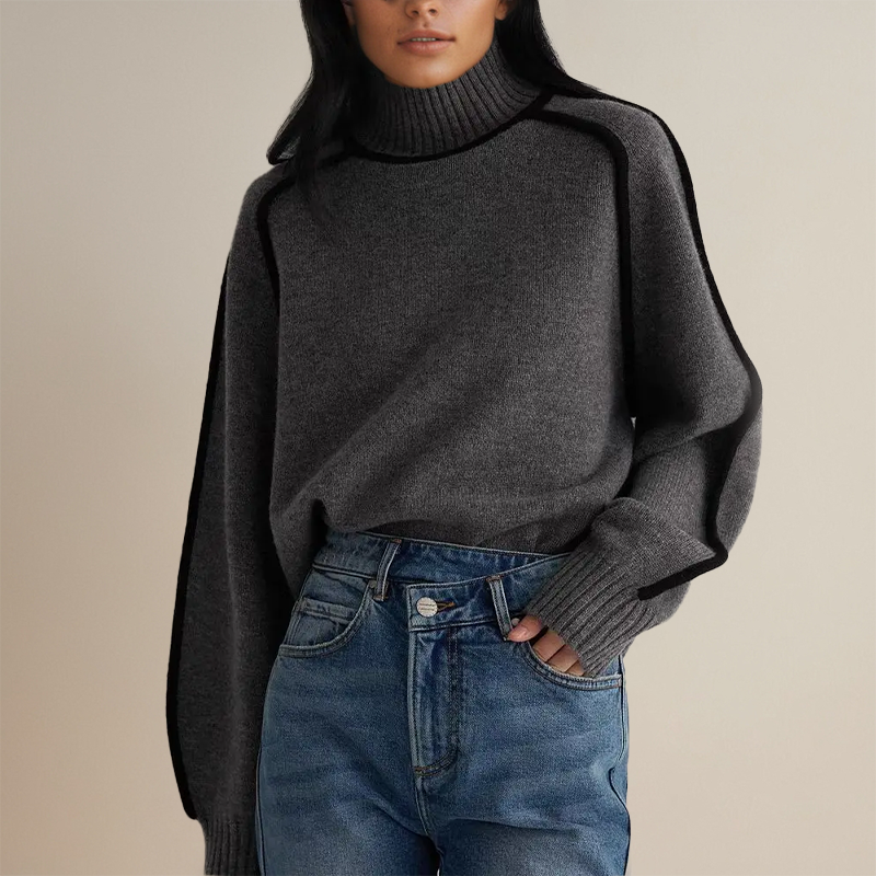Ragnhild – sweter z wełny kaszmirowej w stylu vintage