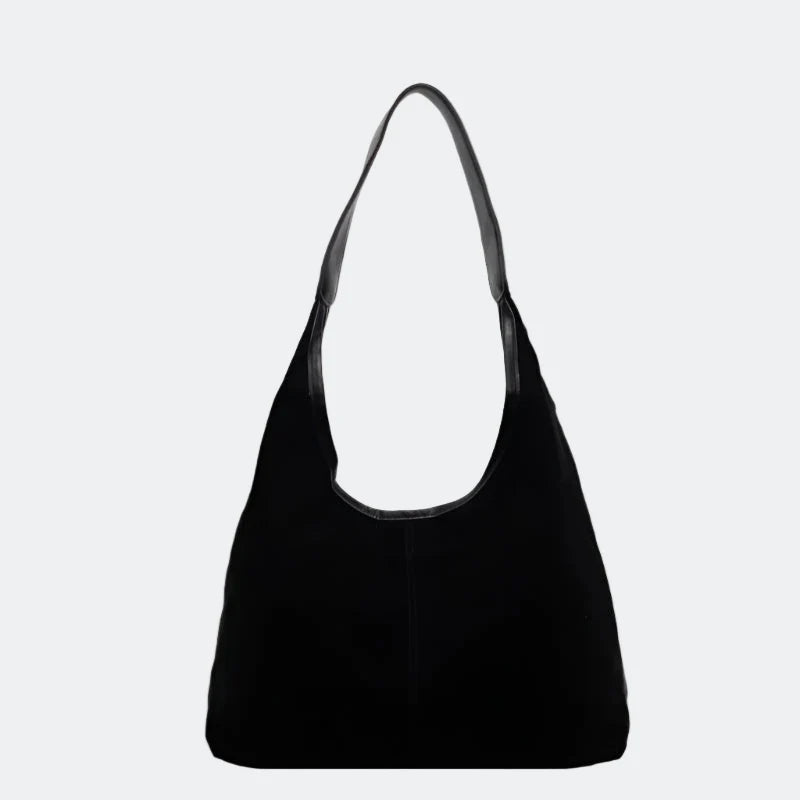 Modna torebka z zamszu