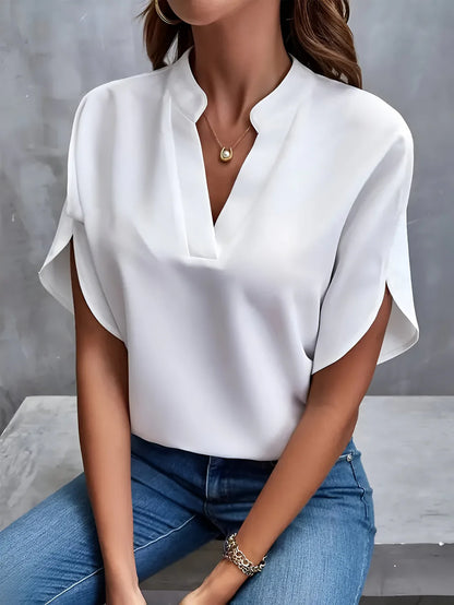 LIEKE - ELEGANCKA BLUZKA Z WYCIĘCIEM PRZY SZYI