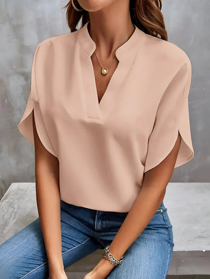 LIEKE - ELEGANCKA BLUZKA Z WYCIĘCIEM PRZY SZYI