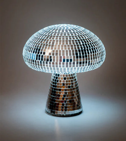 Lampa Grzybek z Lustrzanymi Płytkami