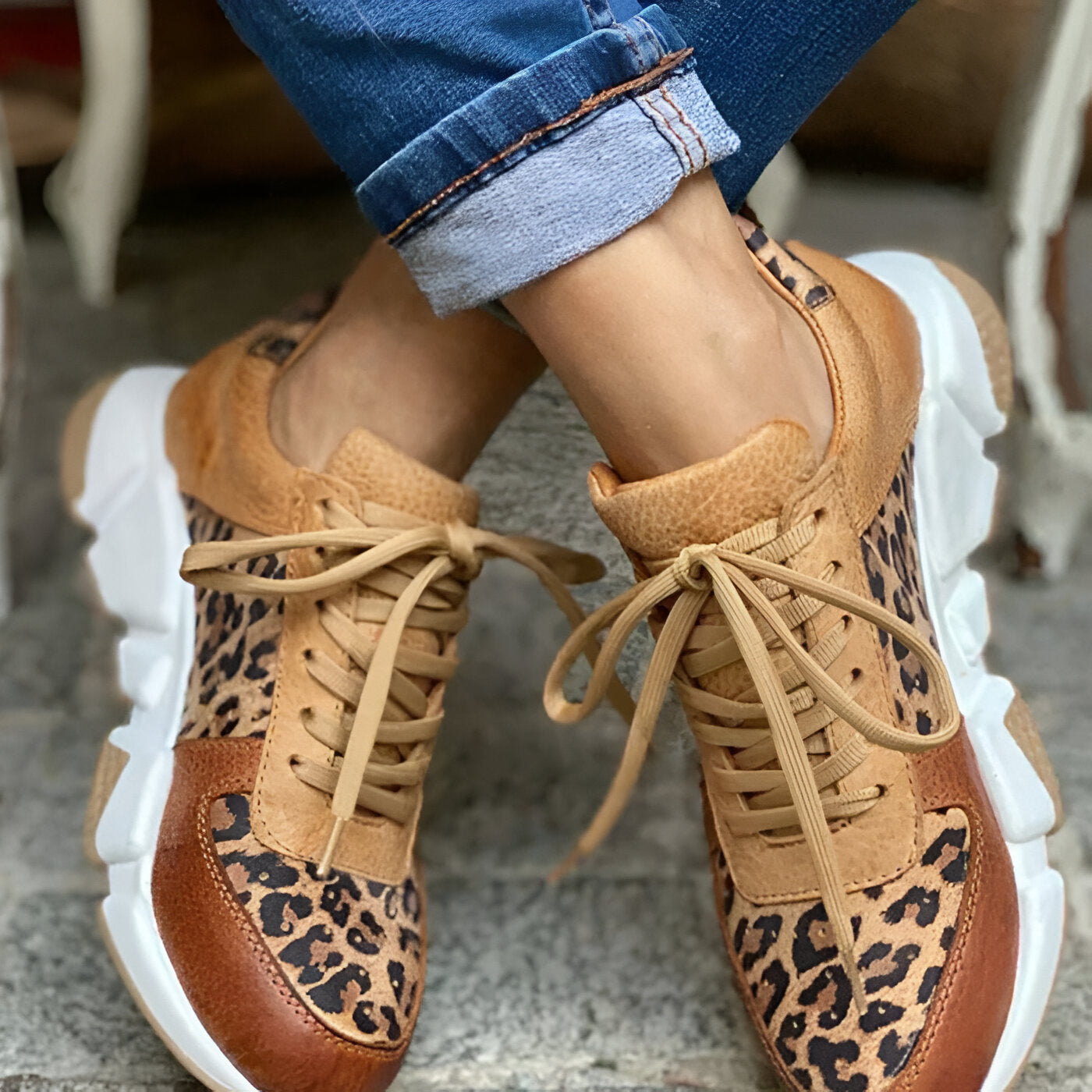 ANOUK – SNEAKERSY COMFORTBOOST LEOPARD