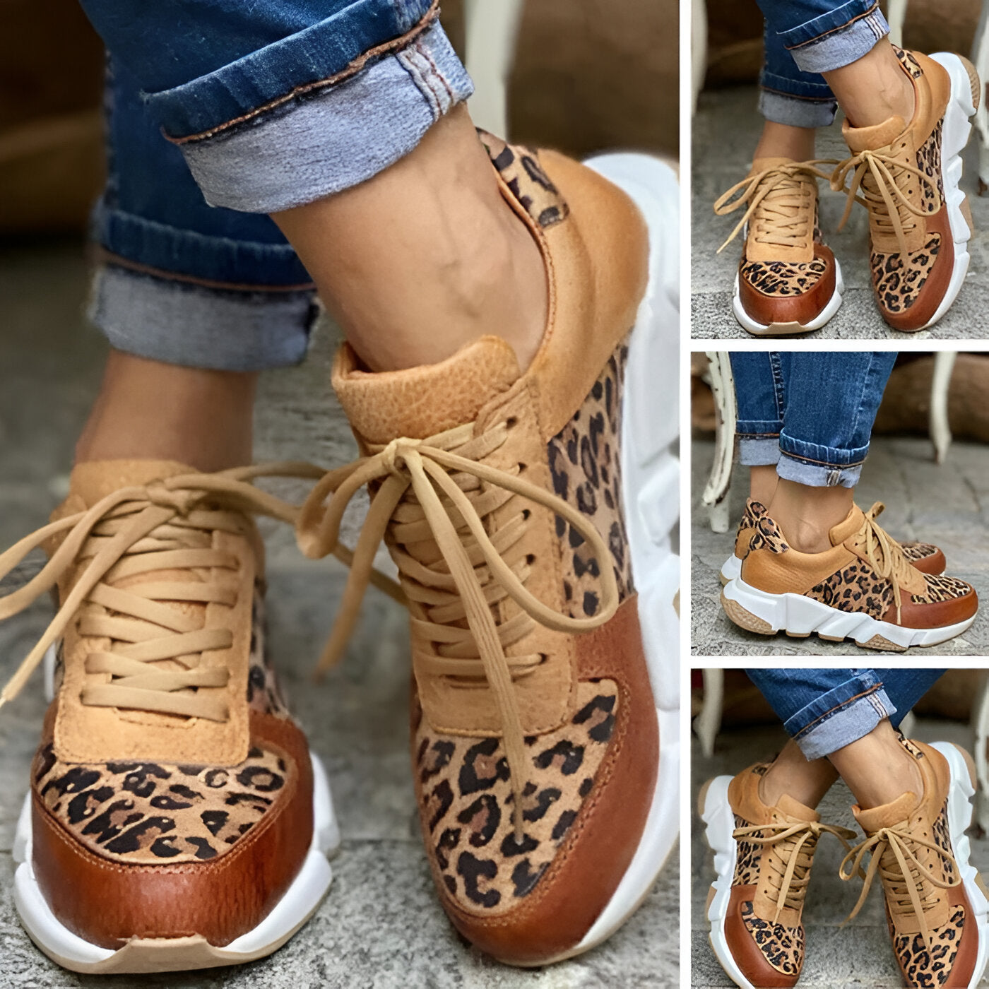 ANOUK – SNEAKERSY COMFORTBOOST LEOPARD