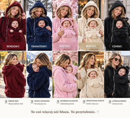 Bluza Teddy dla Mamy i Dziecka - Ciepła, Miękka i Przytulna