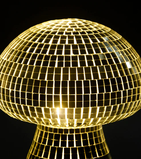 Lampa Grzybek z Lustrzanymi Płytkami