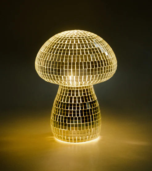 Lampa Grzybek z Lustrzanymi Płytkami