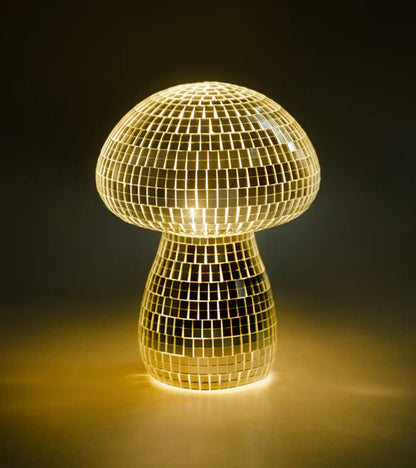 Lampa Grzybek z Lustrzanymi Płytkami